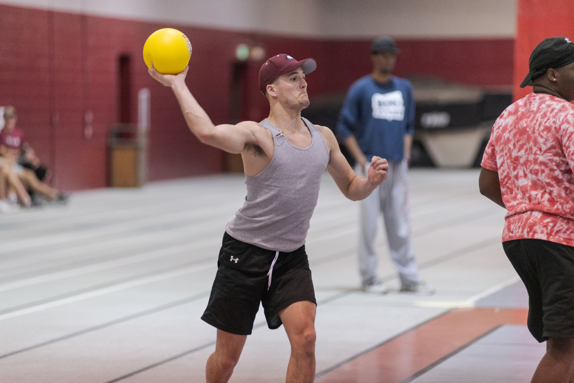 Photo of students playing intramural dodgeball