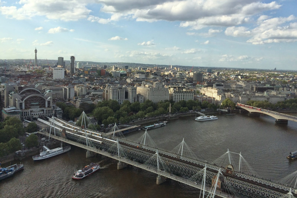 Overlook of the city of London