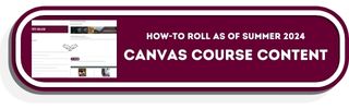 How-to Roll Canvas Course Content as of Summer 2024